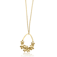 Load image into Gallery viewer, Fabuleux Vous Steel Me Yellow Gold Flower Necklace
