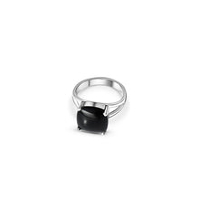 Load image into Gallery viewer, Fabuleux Vous La Stele Square Dome Ring Black Onyx size 9