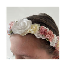Load image into Gallery viewer, Arthur Ave Summer Fresh Lemon & Pink Flower Crown