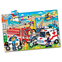 Load image into Gallery viewer, The Learning Journey Jumbo Floor Puzzle Emergency Rescue
