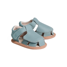 Load image into Gallery viewer, Pretty Brave Baby Milo Sandal in Seafoam