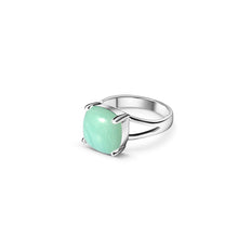 Load image into Gallery viewer, Fabuleux Vous La Stele Square Dome Amazonite Ring size 8