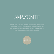 Load image into Gallery viewer, Fabuleux Vous La Stele Amazonite Sterling Silver Oval Ring