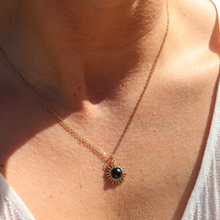 Load image into Gallery viewer, Fabuleux Vous Steel Me Soleil Black Onyx Necklace