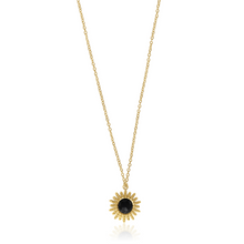 Load image into Gallery viewer, Fabuleux Vous Steel Me Soleil Black Onyx Necklace