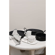 Load image into Gallery viewer, Maytime Ankara Tray with Handles- Black