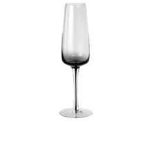 Load image into Gallery viewer, Maytime Broste Smoke Champagne Glass set of 4