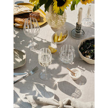 Load image into Gallery viewer, Broste Stripe White Wine Glass set of 4