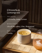 Load image into Gallery viewer, Ecoya Citronella & Lemongrass Outdoor Candle