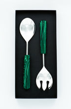 Load image into Gallery viewer, Bianca Lorenne Salad Servers- Emerald