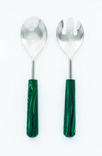 Load image into Gallery viewer, Bianca Lorenne Salad Servers- Emerald