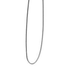 Load image into Gallery viewer, Fabuleux Vous Steel Me Snake Chain Silver Necklace 40cm