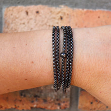 Load image into Gallery viewer, Fabuleux Vous Steel Me Stainless Steel Black Box Chain 85cm