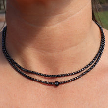 Load image into Gallery viewer, Fabuleux Vous Steel Me Stainless Steel Black Box Chain 85cm