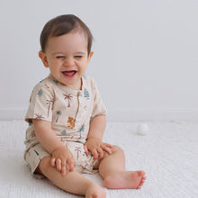 Load image into Gallery viewer, Burrow & Be Jungle Stamp Alex Romper