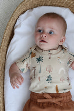 Load image into Gallery viewer, Burrow & Be Jungle Stamp Bodysuit/ Onesie