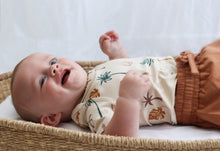 Load image into Gallery viewer, Burrow & Be Jungle Stamp Bodysuit/ Onesie