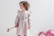 Load image into Gallery viewer, Burrow & Be Hazel Dress- Herringbone Misty Lavender