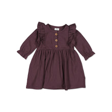 Load image into Gallery viewer, Burrow & Be Hazel Dress- Herringbone Plum