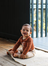 Load image into Gallery viewer, Burrow and Be Mr Hopkins Long Sleeve Bodysuit- Chestnut
