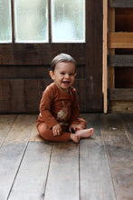Load image into Gallery viewer, Burrow and Be Mr Hopkins Long Sleeve Bodysuit- Chestnut