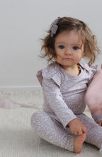 Load image into Gallery viewer, Burrow & Be Floria Long Sleeve Flutter Bodysuit