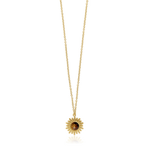 Load image into Gallery viewer, Fabuleux Vous Steel Me Soleil Tigers Eye Necklace