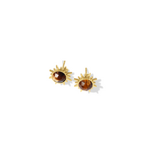 Load image into Gallery viewer, Fabuleux Vous Soleil Tigers Eye Earrings
