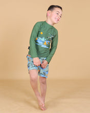 Load image into Gallery viewer, Tiny Tribe Island Getaway Volley Swim Short