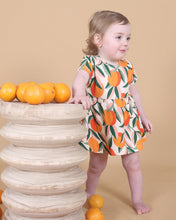 Load image into Gallery viewer, Tiny Tribe Orange Grove All-In-One Dress