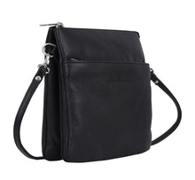 Load image into Gallery viewer, Urban Forest Eva Small Square Leather Sling Bag- Rambler Black