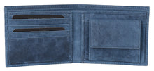 Load image into Gallery viewer, Urban Forest Logan Leather Wallet-Blue