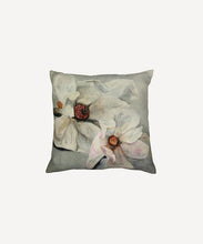 Load image into Gallery viewer, French Country Collections Magnolia Light Blue Cushion with Duck Feather Inner