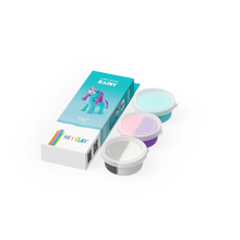Load image into Gallery viewer, Hey Clay- Rainbow Unicorn, Rainy (3 cans)