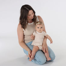 Load image into Gallery viewer, Little Bee by Dimples Cotton Skirt Bodysuit- Gingham