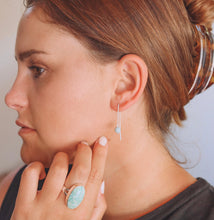 Load image into Gallery viewer, Fabuleux Vous La Stele Amazonite Sterling Silver Oval Ring