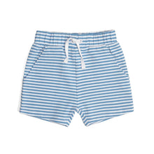 Load image into Gallery viewer, Little Bee By Dimples Blue Stripe Cotton Shorts