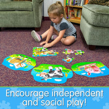Load image into Gallery viewer, The Learning Journey My First Puzzle Sets, 4-in-a-box puzzles- Farm