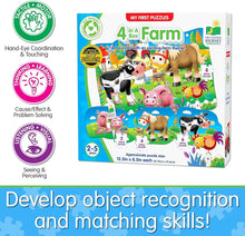 Load image into Gallery viewer, The Learning Journey My First Puzzle Sets, 4-in-a-box puzzles- Farm