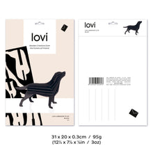 Load image into Gallery viewer, Lovi Labrador 15cm Black