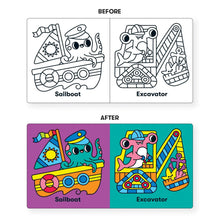 Load image into Gallery viewer, Mudpuppy Marine Life On the Move Colour Magic Bath Book