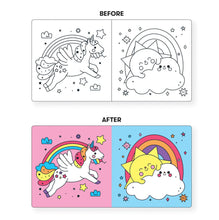 Load image into Gallery viewer, Mudpuppy Unicorn Colour Magic Bath Book