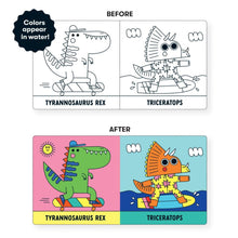 Load image into Gallery viewer, Mudpuppy Rub-A-Dub Dinos! Colour Magic Bath Book