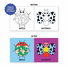 Load image into Gallery viewer, Mudpuppy Bug Out! Colour Magic Bath Book