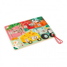 Load image into Gallery viewer, Janod Farm Padlocks Board