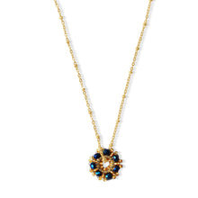 Load image into Gallery viewer, Fabuleux Vous Peacock Blue Bead Necklace