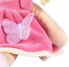 Load image into Gallery viewer, Bonikka Butterfly Kids- Ria 35cm Blonde Hair/Pink & White Dress