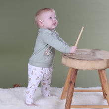 Load image into Gallery viewer, Little Bee by Dimples Fleece Jumper- Sage