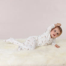 Load image into Gallery viewer, Little Bee by Dimples Plane Cotton Babygrow