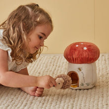 Load image into Gallery viewer, Jiggle & Giggle Mushroom House With Hedgehog